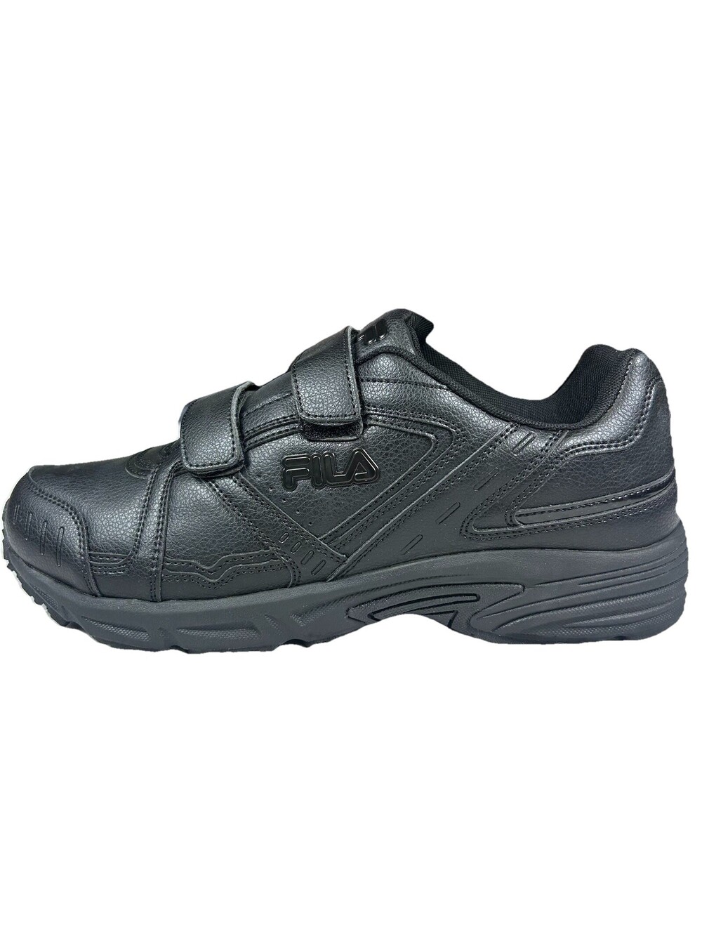 Fila Talon 2 Strap Shoes Mens 11 Wide 4EEEE Black Everyday Sneakers 1SGW0082-001